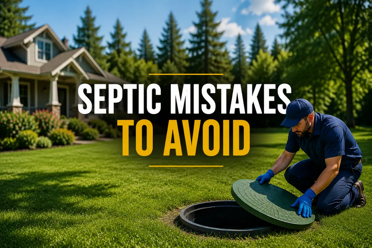 SEPTIC MISTAKES TO AVOID