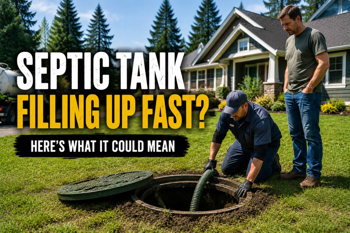Septic Tank Filling Up Fast