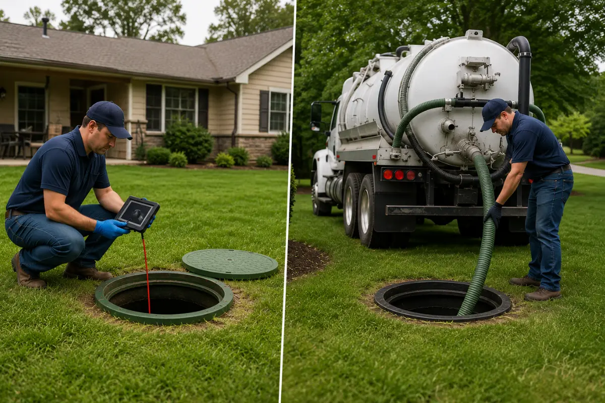 Septic Inspection vs Septic Pumping