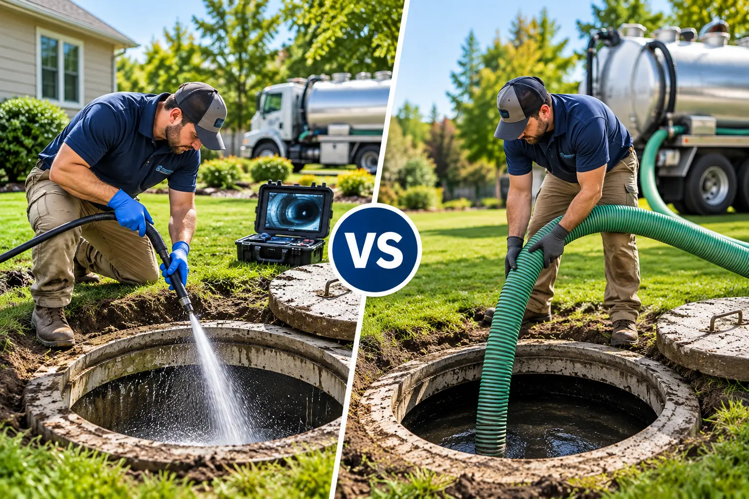 Septic Tank Cleaning vs Pumping